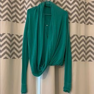 Lululemon iconic wrap sweater Bali breeze size 8